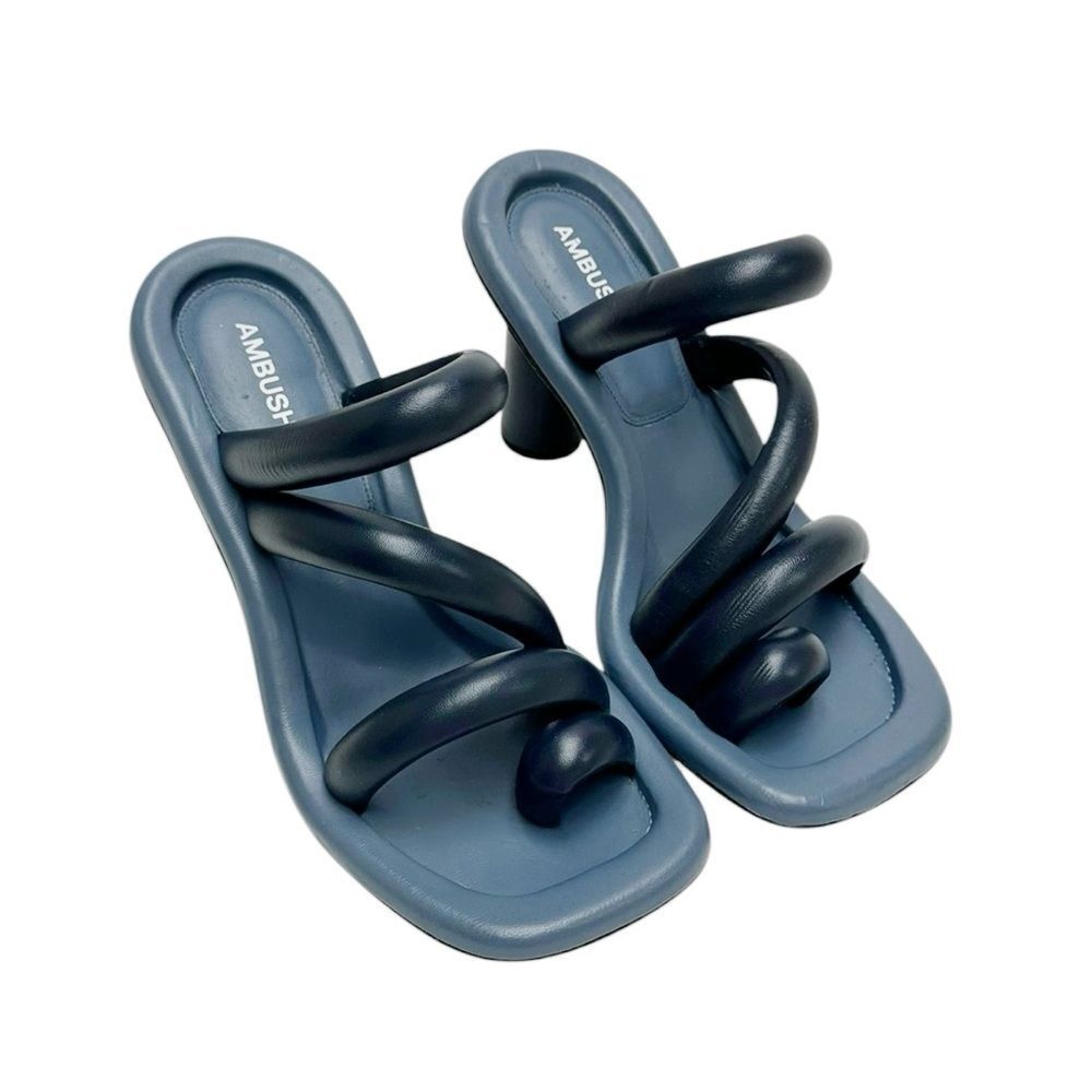 RARE AMBUSH Chunky Strap Sandals in Blue - Picture 3 of 6